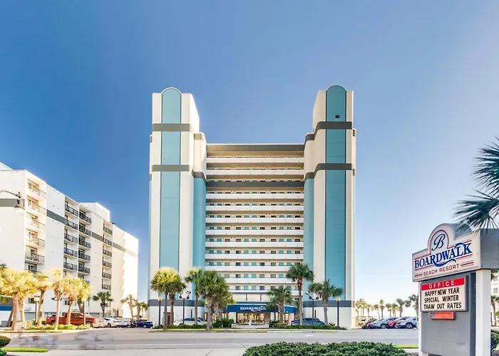 Hosteeva Oceanfront Boardwalk Beach Resort With Balcony